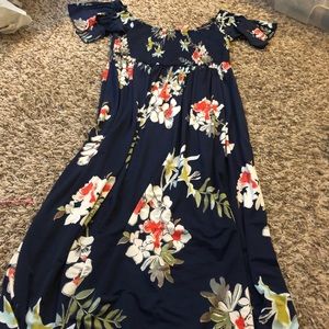 Maxi floral dress